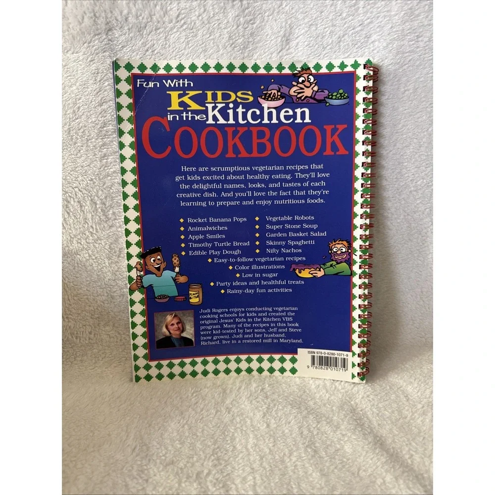 1996‎ Fun with Kids in the Kitchen Cookbook Judi Rogers Healthy Kid-tested